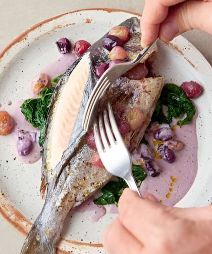 Jamie Oliver 5 Ingredients Bream & Roasted Grapes