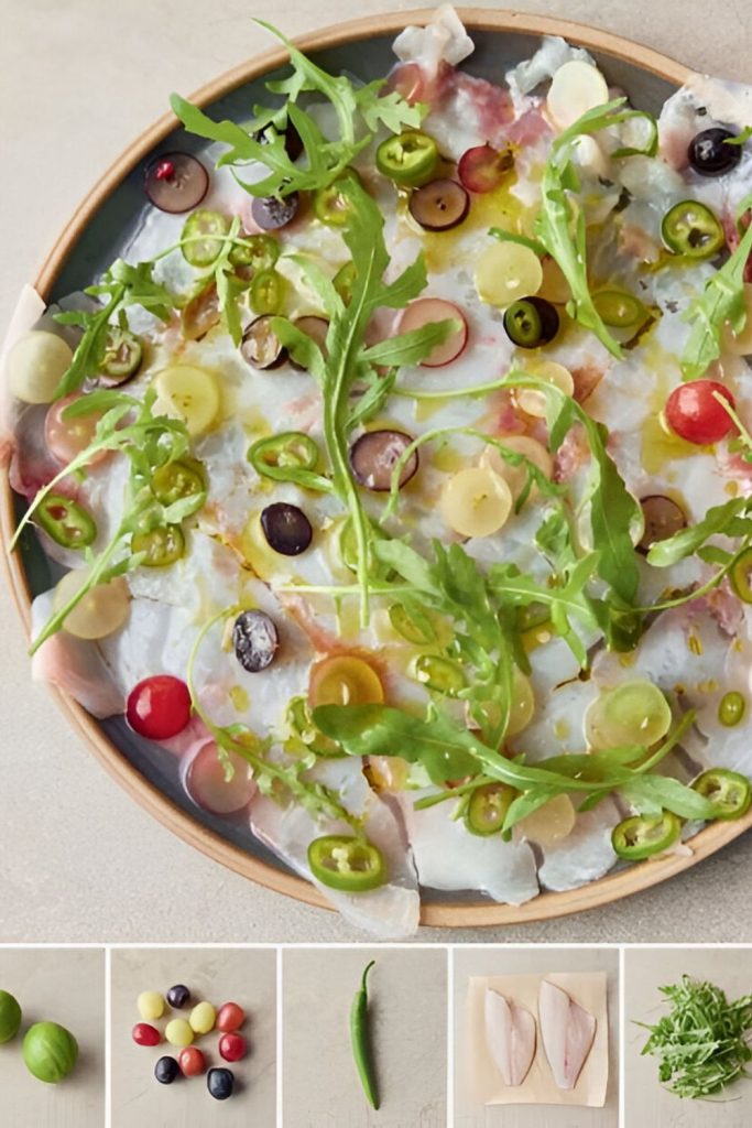 Jamie Oliver 5 Ingredients Elegant Fish Carpaccio