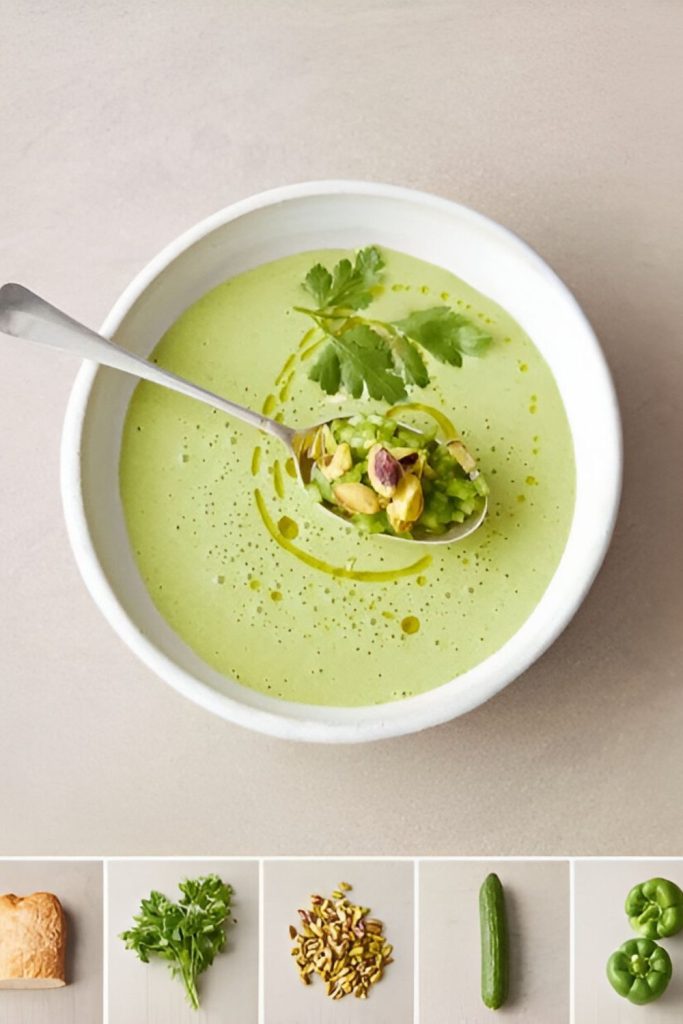 Jamie Oliver 5 Ingredients Green Gazpacho