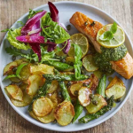 Jamie Oliver Air Fryer Salmon With Crispy Potatoes