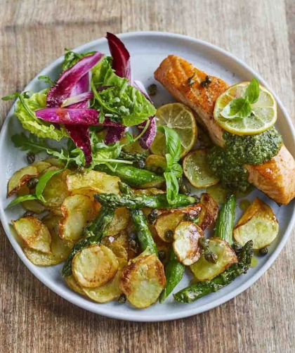 Jamie Oliver Air Fryer Salmon With Crispy Potatoes