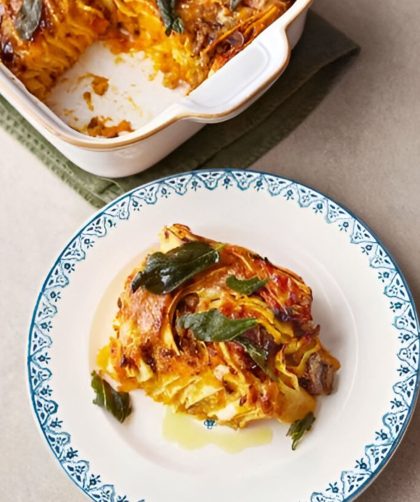 Jamie Oliver 5 Ingredients Roasted Squash Lasagne