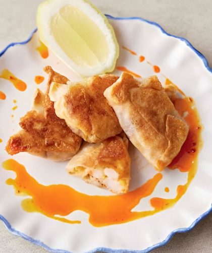 Jamie Oliver 5 Ingredients Crispy Prawn Parcels