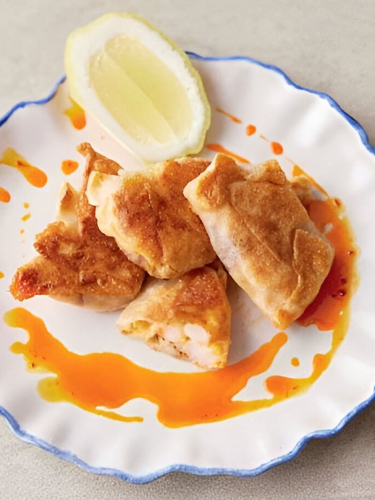 Jamie Oliver 5 Ingredients Crispy Prawn Parcels