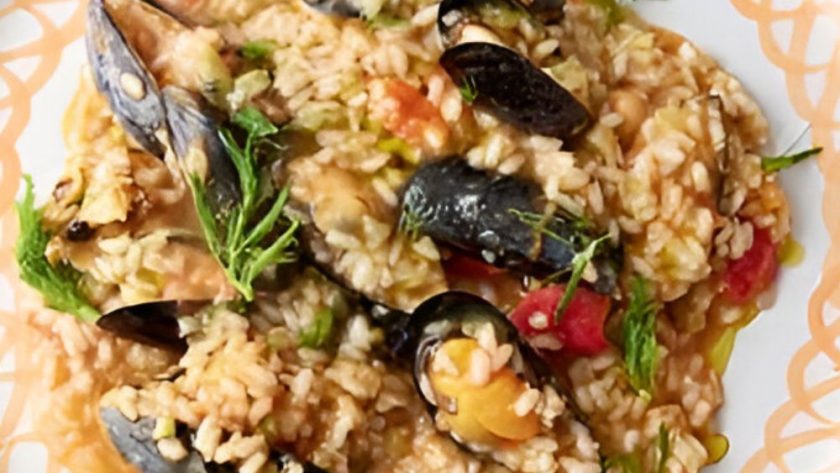 Jamie Oliver 5 Ingredients Mussel Risotto