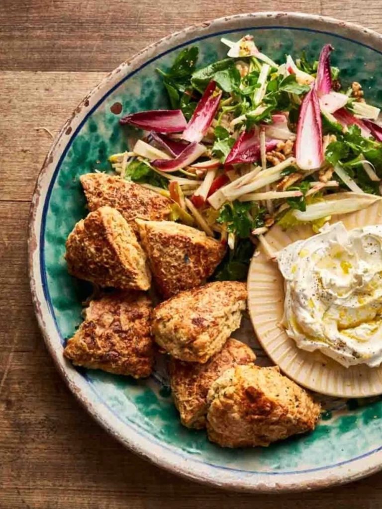 Jamie Oliver Air Fryer Cheddar Cheese & Chive Scones