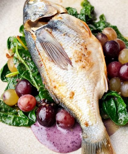 Jamie Oliver 5 Ingredients Bream & Roasted Grapes