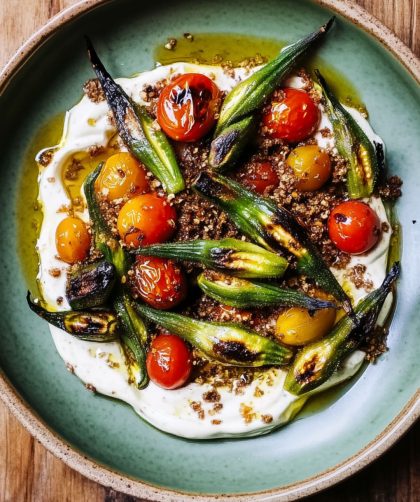 Jamie Oliver 5 Ingredients Charred Okra Salad