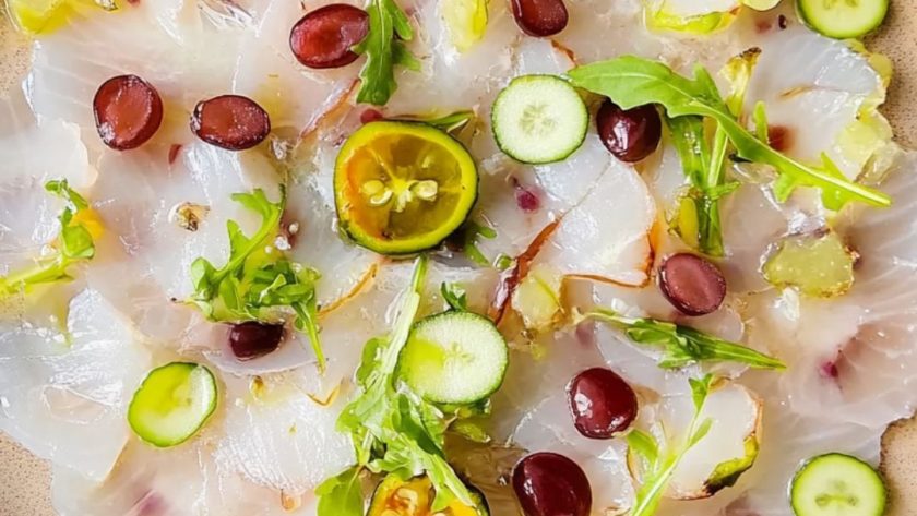 Jamie Oliver 5 Ingredients Elegant Fish Carpaccio