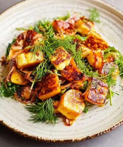 Jamie Oliver 5 Ingredients Halloumi Salad