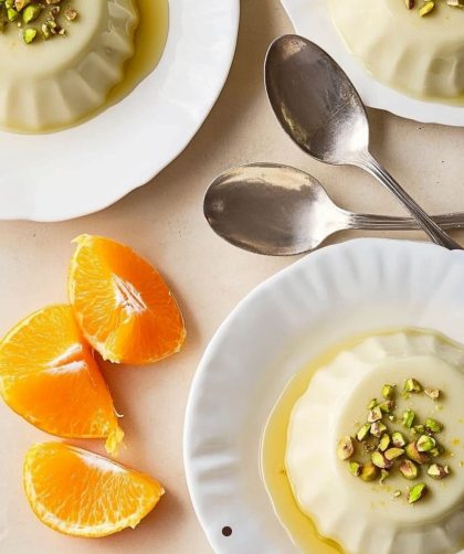 Jamie Oliver 5 Ingredients Pistachio Panna Cotta