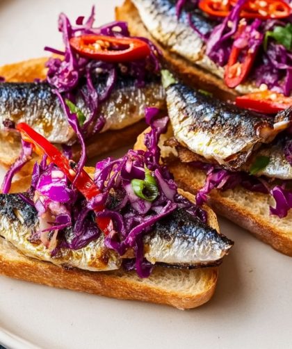 Jamie Oliver 5 Ingredients Sardine Toasts