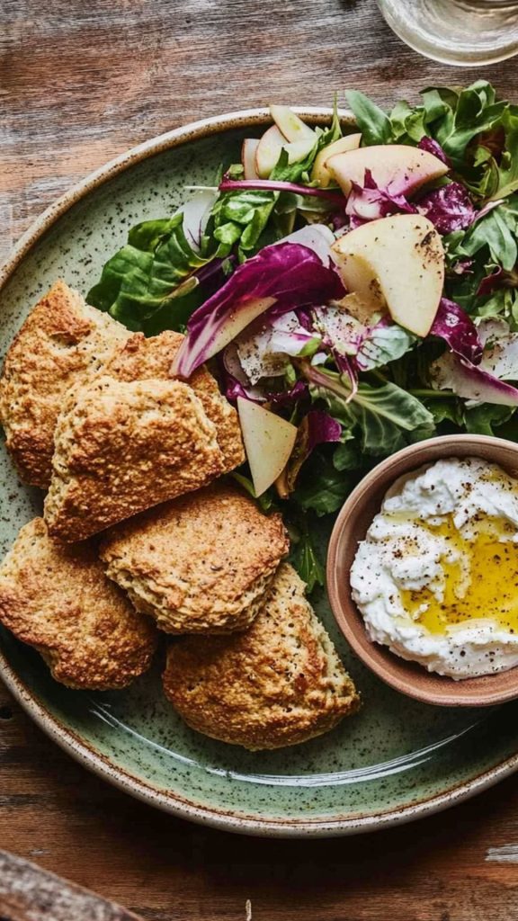 Jamie Oliver Air Fryer Cheddar Cheese & Chive Scones