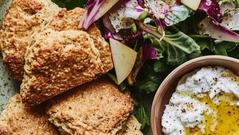 Jamie Oliver Air Fryer Cheddar Cheese & Chive Scones