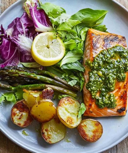 Jamie Oliver Air Fryer Salmon With Crispy Potatoes