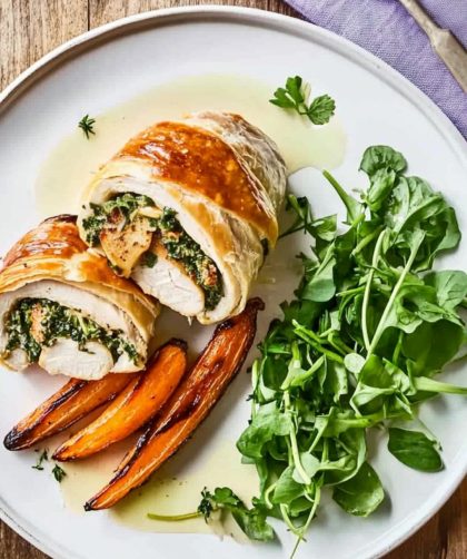 Jamie Oliver Air fryer Chicken & Mushroom Pastry Parcels