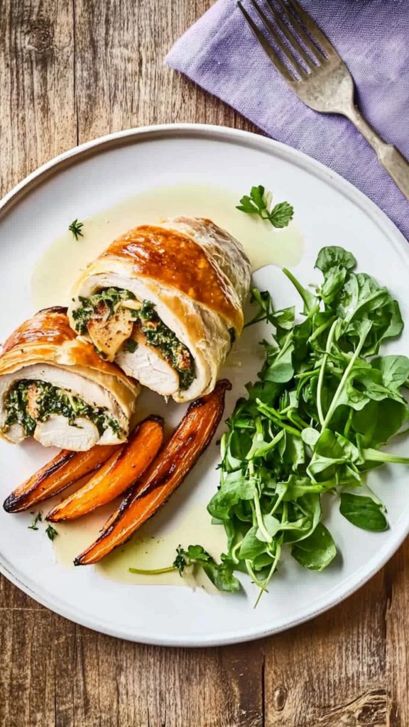 Jamie Oliver Air fryer Chicken & Mushroom Pastry Parcels