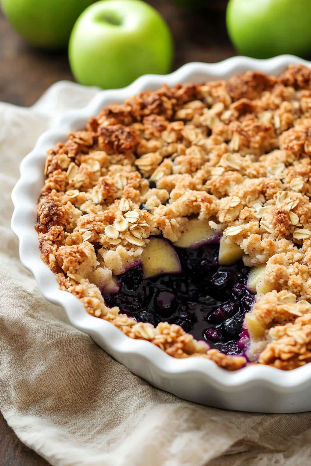 Jamie Oliver Apple And Blueberry Crumble