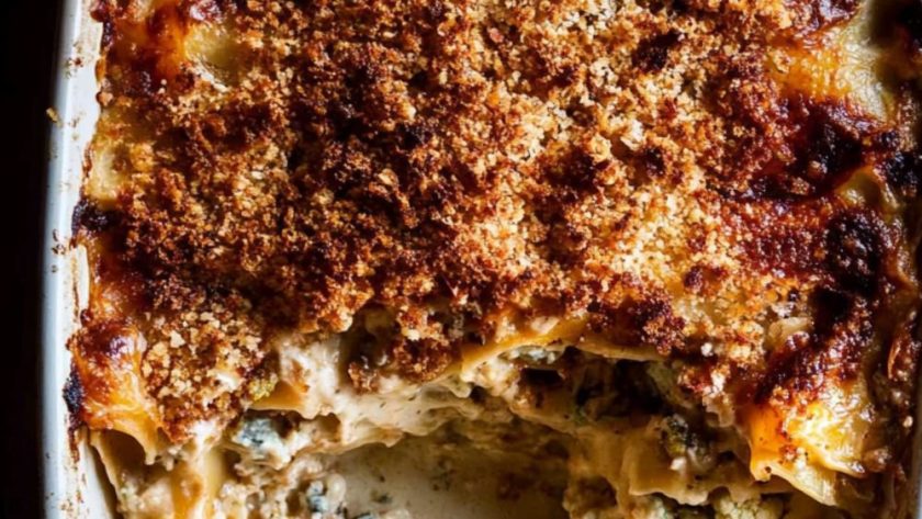 Jamie Oliver Cauliflower Cheese Lasagne