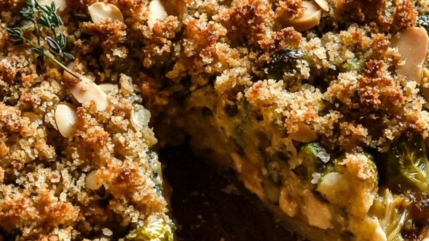 Jamie Oliver Chestnut Brussels Sprouts Pie