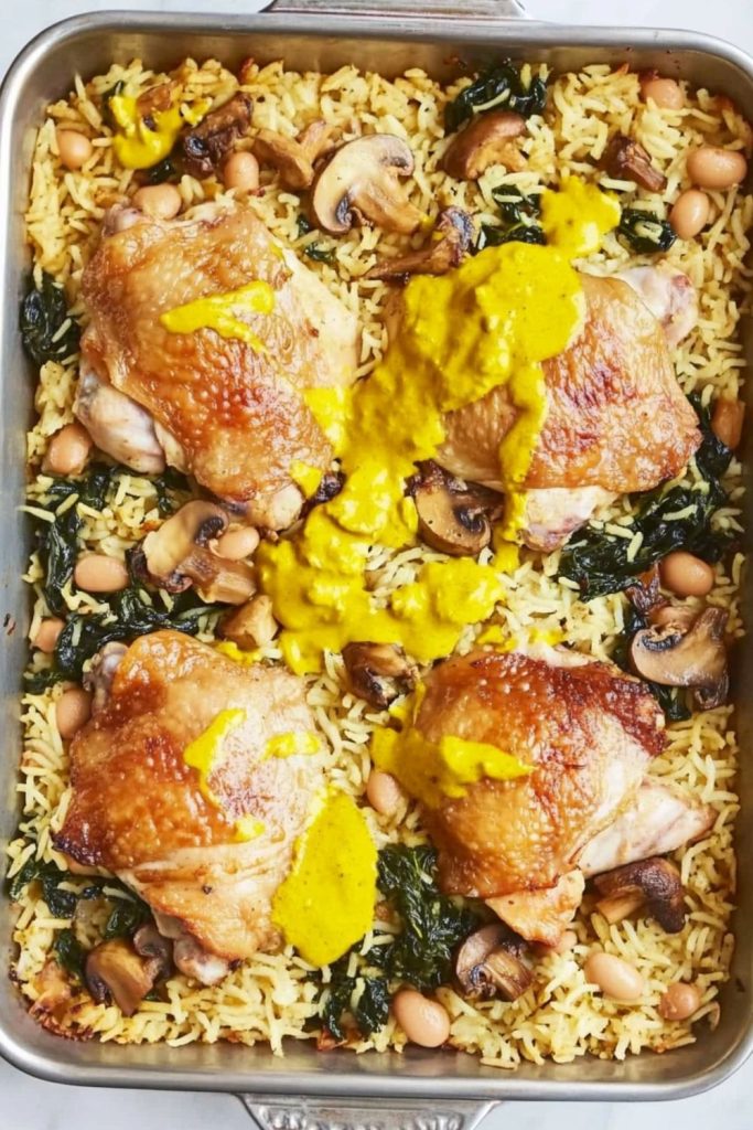 Jamie Oliver Chicken & Mushroom Bake