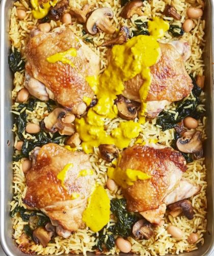 Jamie Oliver Chicken & Mushroom Bake