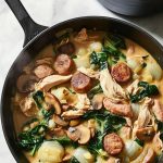 Jamie Oliver Chicken, Sausage & Mushroom Stew