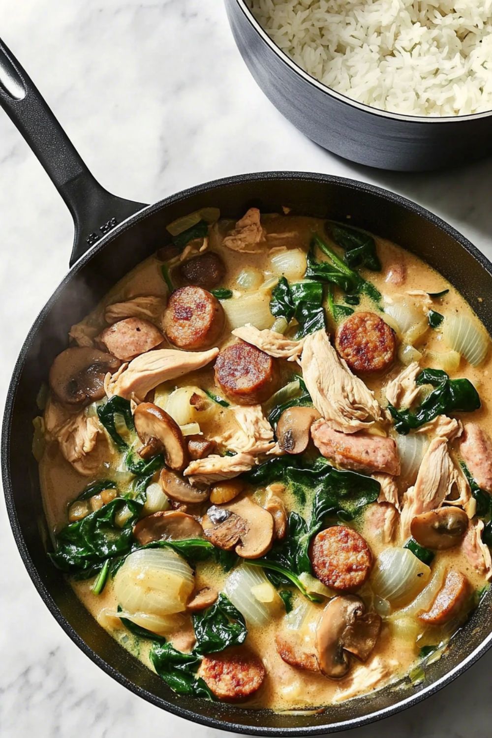 Jamie Oliver Chicken, Sausage & Mushroom Stew