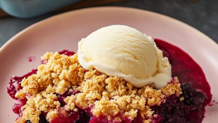 Jamie Oliver Frozen Berry And Apple Crumble