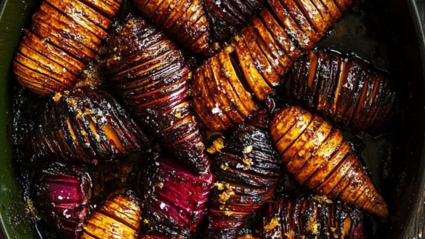 Jamie Oliver Hasselback Root Veg