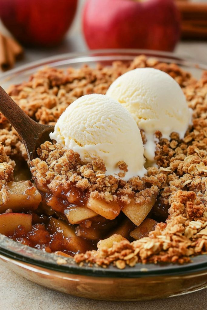 Jamie Oliver Healthy Apple Crumble