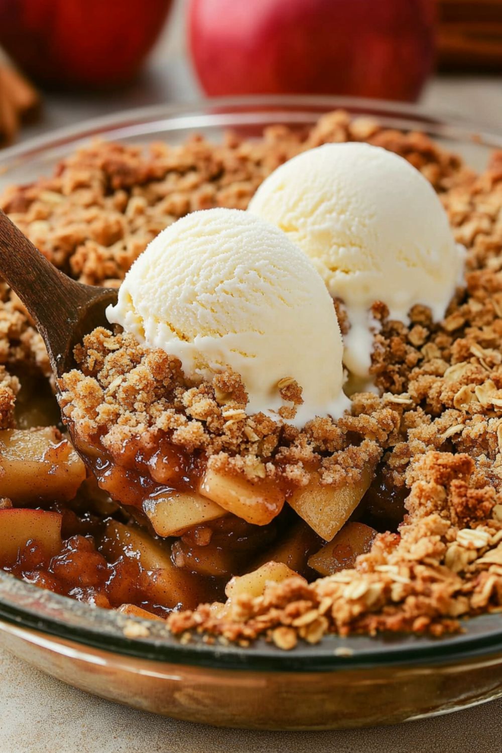 Jamie Oliver Healthy Apple Crumble