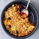 Jamie Oliver Pear & Blackberry Crumble