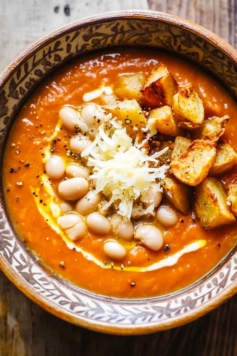 Jamie Oliver Roasted Tomato & White Bean Soup