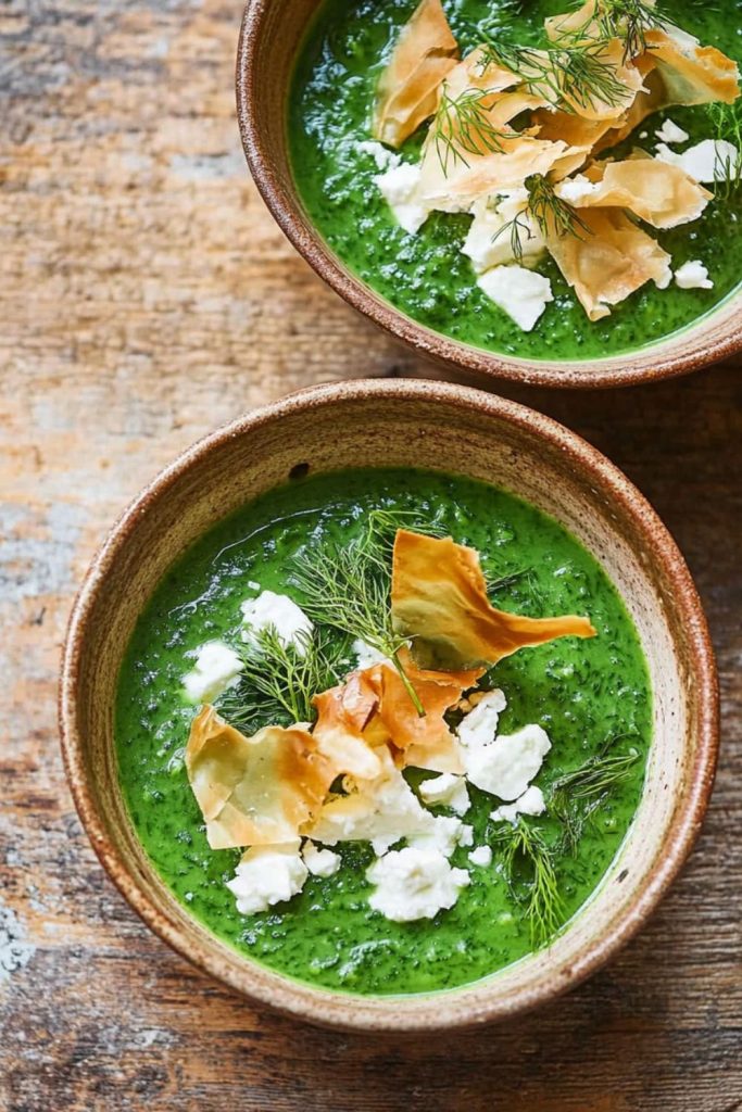 Jamie Oliver Spinach & Dill Soup