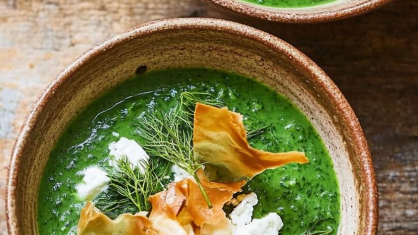 Jamie Oliver Spinach & Dill Soup