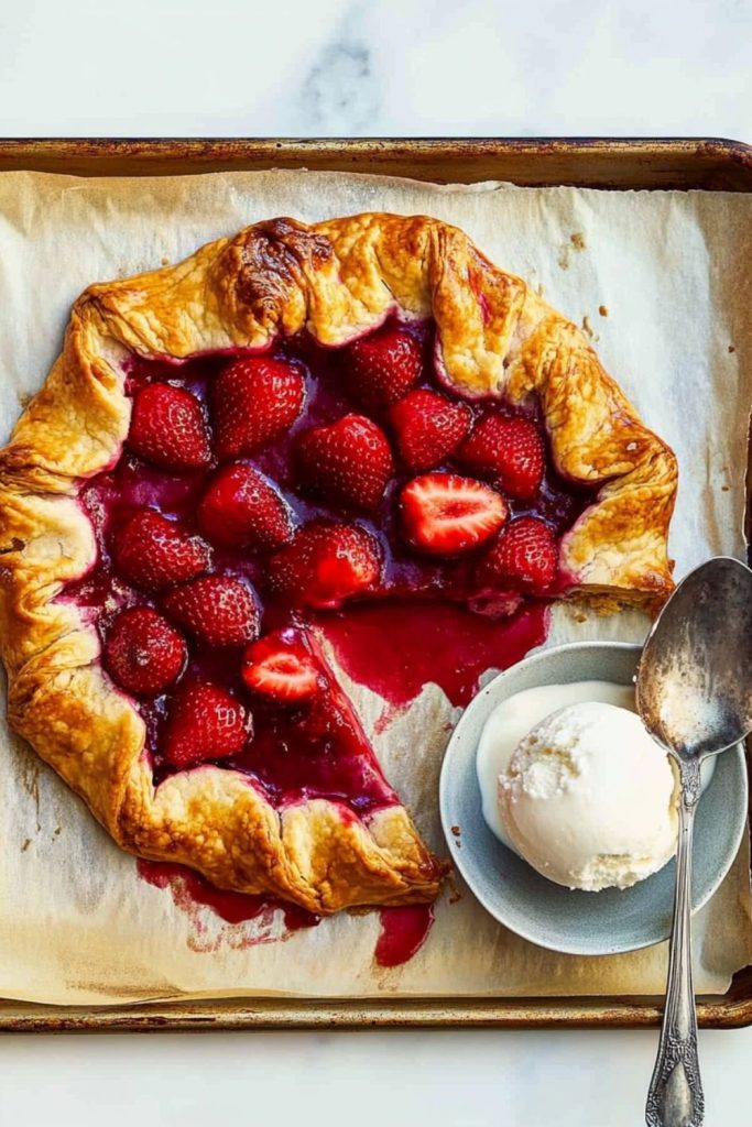 Jamie Oliver Strawberry & Balsamic Tart