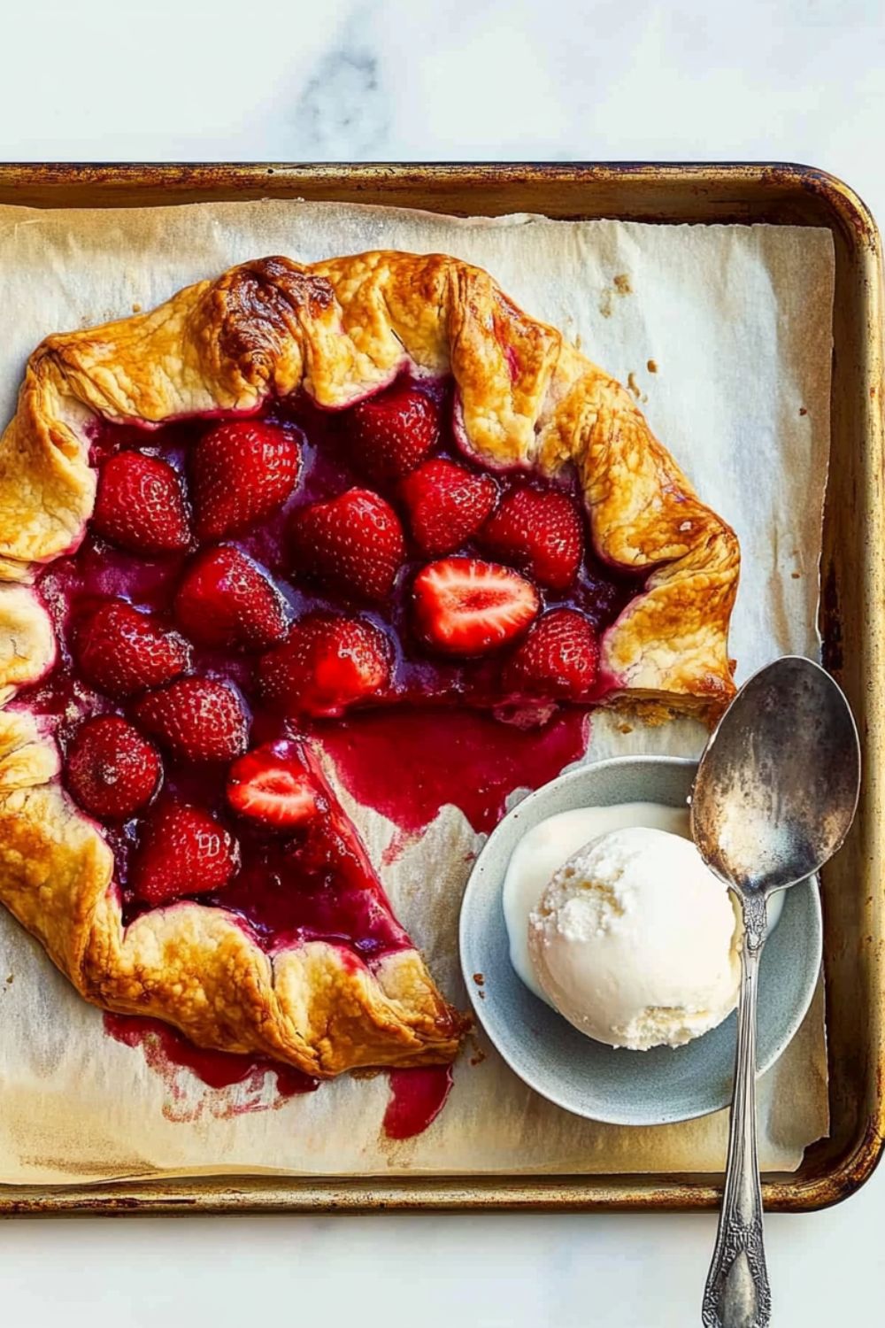 Jamie Oliver Strawberry & Balsamic Tart