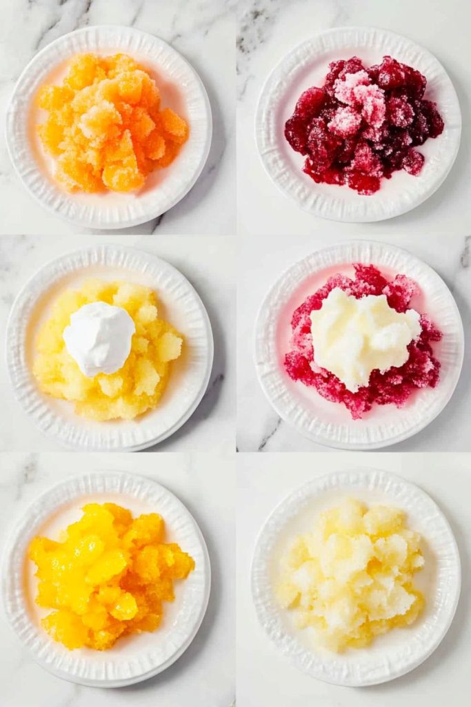 Jamie Oliver Tinned Fruit Granitas