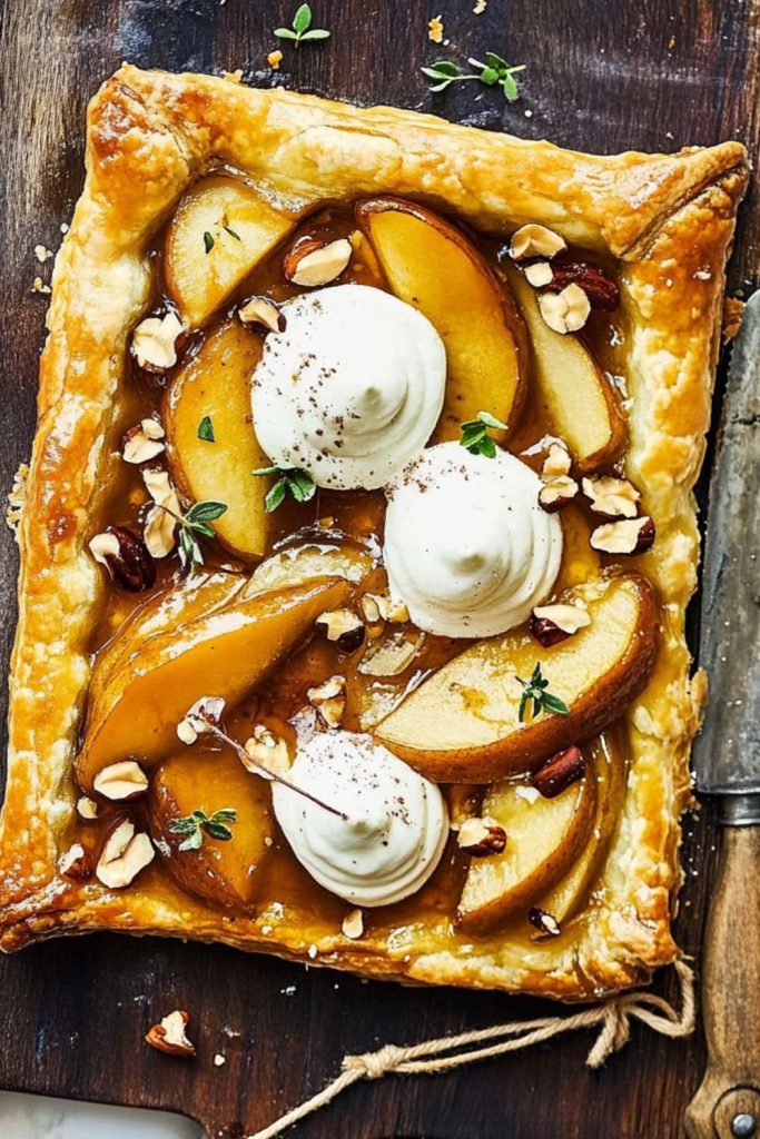 Jamie Oliver Traybaked Pear & Ginger Tarte Tatin