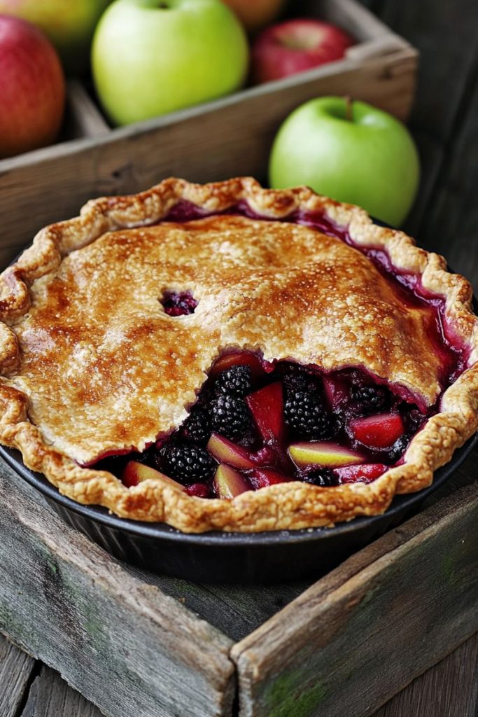 Jamie Oliver Apple And Blackberry Pie