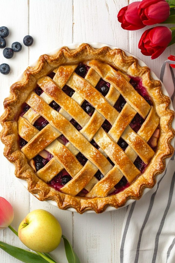 Jamie Oliver Apple Blueberry Pie