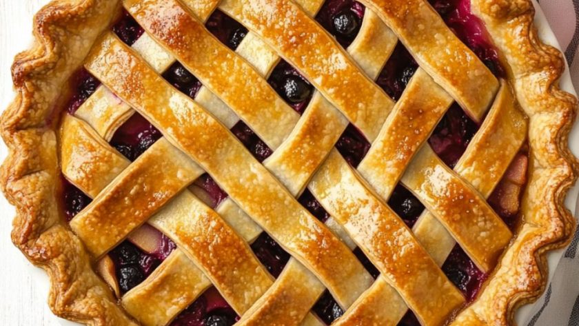 Jamie Oliver Apple Blueberry Pie