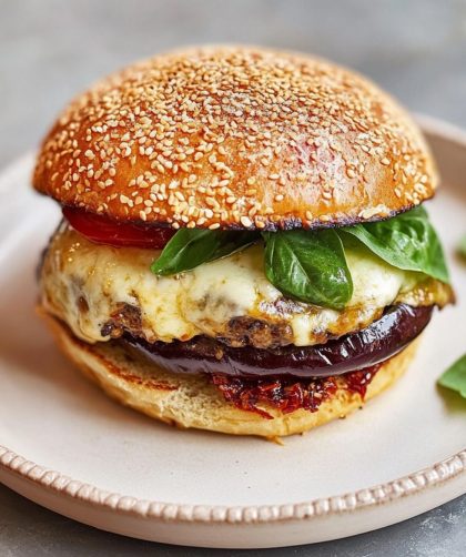 Jamie Oliver Aubergine Burger