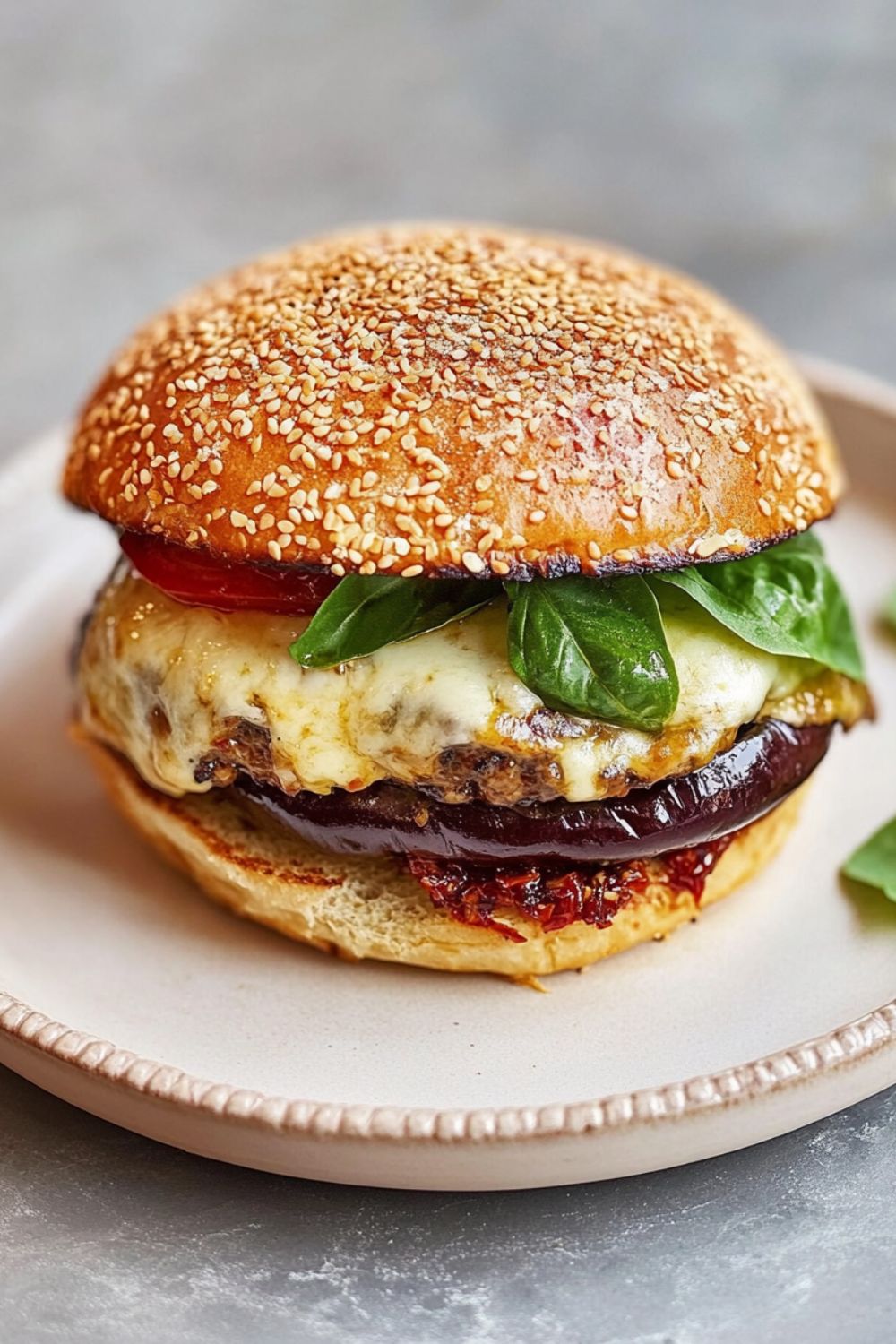 Jamie Oliver Aubergine Burger