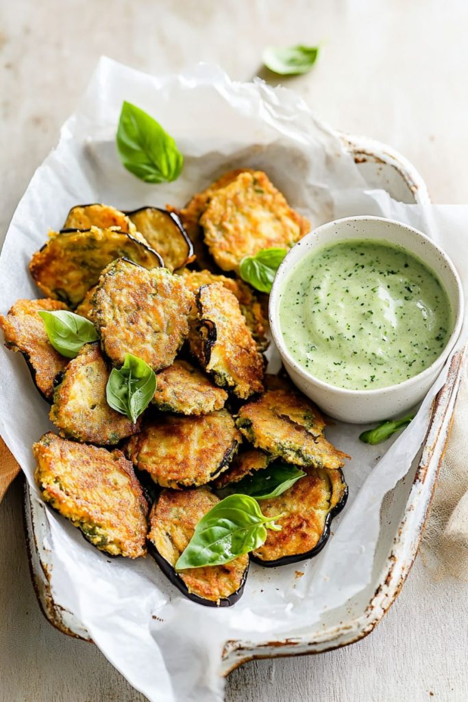 Jamie Oliver Aubergine Fritters