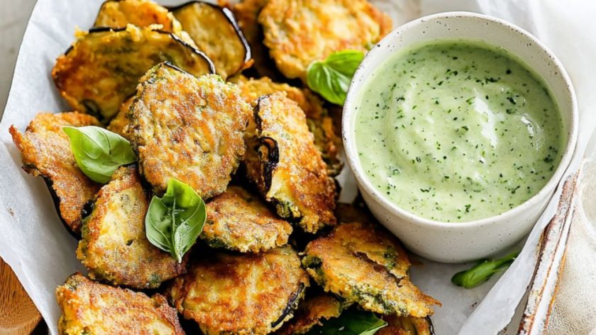 Jamie Oliver Aubergine Fritters