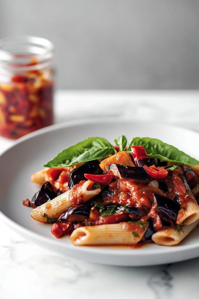 Jamie Oliver Aubergine Pasta 5 Ingredients