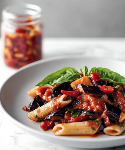 Jamie Oliver Aubergine Pasta 5 Ingredients