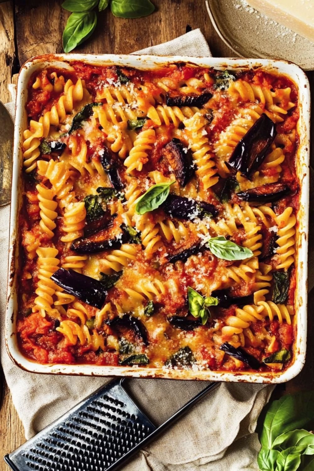 Jamie Oliver Aubergine Pasta Bake